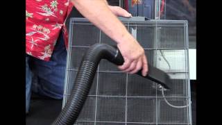 Cleaning American Standard AccuClean™ WholeHouse Air Filtration System [upl. by Ahsiya]