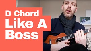 How To Play D Chord On Ukulele [upl. by Sheilah475]