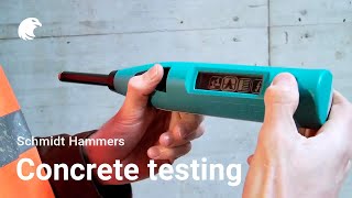 Concrete testing with Schmidt Hammer [upl. by Romain]