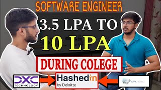 Software Engineer Roadmap 😎  From 35 LPA To 10 LPA 🤩  DXC Technology To Hashedin By Deloitte [upl. by Llyrat390]