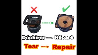 Comment reparer un haut parleurHow to repair a speakerBRICOLAGE ULTRA [upl. by Nohsal]