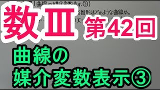 【高校数学】数Ⅲ－４２ 曲線の媒介変数表示③ [upl. by Bernardi]