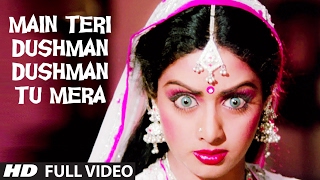 Main Teri Dushman Dushman Tu Mera Video Song  Nagina  Lata Mangeshkar  Rishi Kapoor Sridevi [upl. by Lew]