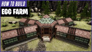 Ark How To Build An Egg Farm [upl. by Zondra931]