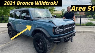 SASQUATCH PACKAGE 2022 Area 51 Bronco 4 Door Wildtrak  Walkthrough and Review [upl. by Maillliw]