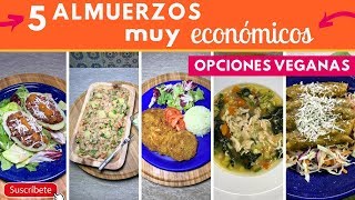 5 Almuerzos MUY económicos y rendidores  Cocina de Addy [upl. by Llatsyrc]