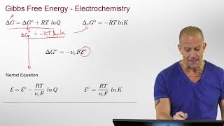 Gibbs Free Energy and Electrochemistry Nernst Equation [upl. by Zel]