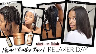 START → FINISH RELAXER DAY  MIZANI BUTTER BLEND LINE DEMOREVIEW [upl. by Mannos184]