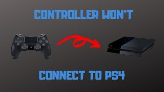 PS4 Controller Wont Connect  How to Fix [upl. by Aw]