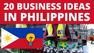 20 Business Ideas in Philippines to Start Your Own Business [upl. by Remmer]