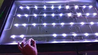 LCD LED TV Backlight Repair  No Picture Blank Screen  Replace LED Strips amp Single LED Repair [upl. by Nered]