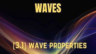 IGCSE Physics Syllabus 31 Wave properties [upl. by Tezil596]