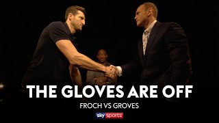 REVISITED Carl Froch amp George Groves INTENSE encounter  Gloves Are Off [upl. by Elleron]