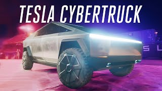 Tesla Cybertruck first ride inside the electric pickup [upl. by Aromas]