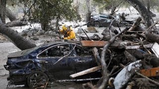 RAW Video shows moment mudslide hits California home [upl. by Daberath]