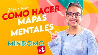 CREA MAPAS MENTALES EN MINDOMO  TUTORIAL 2021 [upl. by Ardaid]