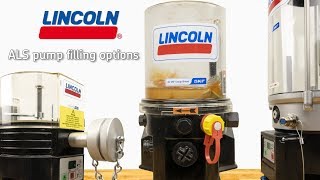 Lincoln Industrial ALS pump filling options [upl. by Mckay]