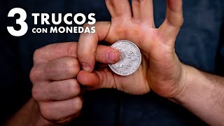 3 TRUCOS VISUALES y FÁCILES con MONEDAS  Julio Ribera [upl. by Nichy]