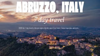 Travelling in Abruzzo Italy 4K [upl. by Ruelle]