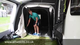 Kampa Inflatable Tall Annexe Review 2024 [upl. by Ecirtak]