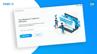 The Free Ultimate UI Design Tool for Windows Forms  Part 2  C Tutorial [upl. by Lynett]