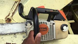 The Infamous Stihl MS200T Professional Arborist Top Handle Chainsaw [upl. by Ezarra343]