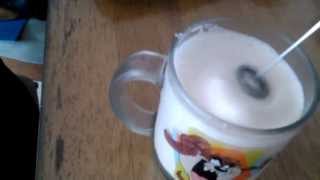 Aerolatte Review Frothing Cold Milk In Under 1 Minute [upl. by Maegan508]