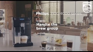 How to insert and remove the brew group of the Philips espresso machines [upl. by O'Connor]