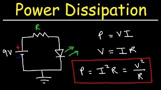 Power Dissipation In Resistors Diodes and LEDs [upl. by Eadas]