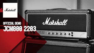 Marshall JCM800 2203  Product Demo  Marshall [upl. by Hegarty]