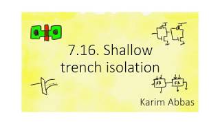 716 Shallow trench isolation [upl. by Dnomyaw]