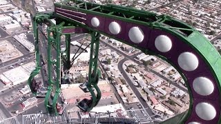 Worlds Scariest Thrill Rides  Stratosphere Las Vegas [upl. by Nois657]