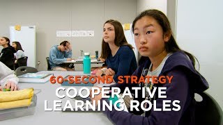 60 SecondStrategy Cooperative Learning Roles [upl. by Kostival185]