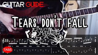 Bullet for My Valentine  Tears Dont Fall Guitar Guide [upl. by Heins]