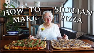 Sicilian Pizza  Kitchen on the Cliff with Giovanna Bellia LaMarca [upl. by Vipul820]