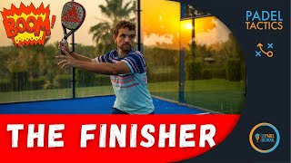 How to FINISH an easy ball Padel Tactics [upl. by Sanjiv240]