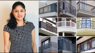 100 Modern Balcony Grill Railing Design  Balcony Stainless Steel Railing Handrails Railing Grill [upl. by Adnov]