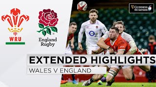 Wales v England  EXTENDED Highlights  Thriller at the Principality  2021 Guinness Six Nations [upl. by Ramona]