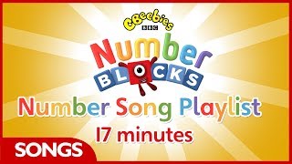 Numberblocks Songs Playlist  17 minutes  CBeebies [upl. by Riva]